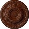 Ekena Millwork Granada Ceiling Medallion (Canopies up to 7 1/8"), 23 1/2"OD x 2 3/4"P, Burnished Mahogany Crackle CM24GABMC - alternate 1